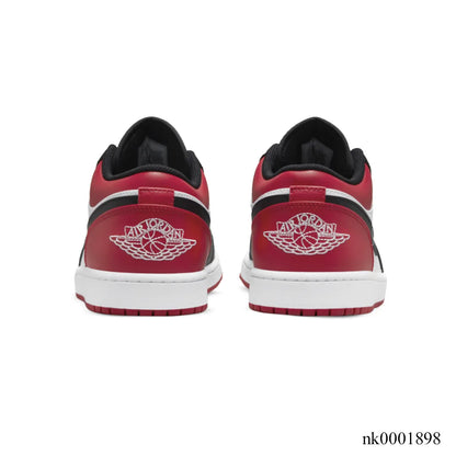 AJ 1 Low Bred Toe Shoes Women's Sneakers – Nk0001898