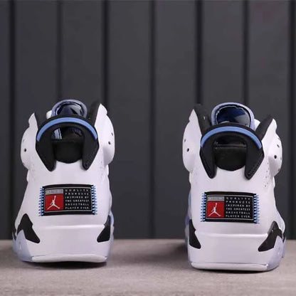 AJ 6 Retro UNC White Shoes Women's Sneakers – Nk0002320