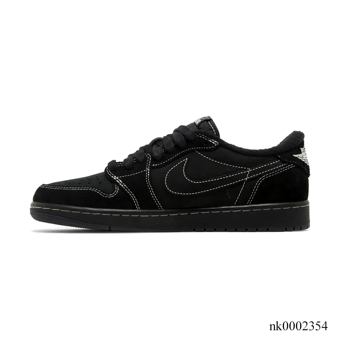 Travis Scott X Aj 1 Low Black Phantom Shoes Men'S Sneakers – Nk0002354