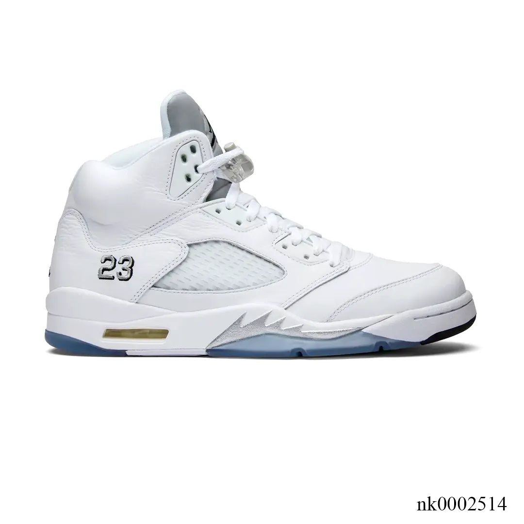 Aj 5 Retro Metallic White (2015) Shoes Men'S Sneakers – Nk0002514