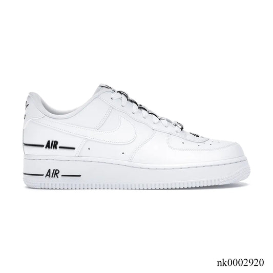 Af 1 Low Double Air Low White Black Shoes Men'S Sneakers – Nk0002920