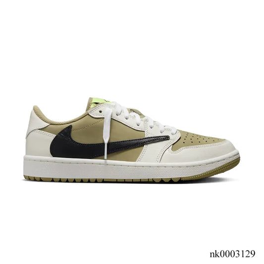 Travis Scott X Aj 1 Low Golf Neutral Olive Shoes Men'S Sneakers – Nk0003129