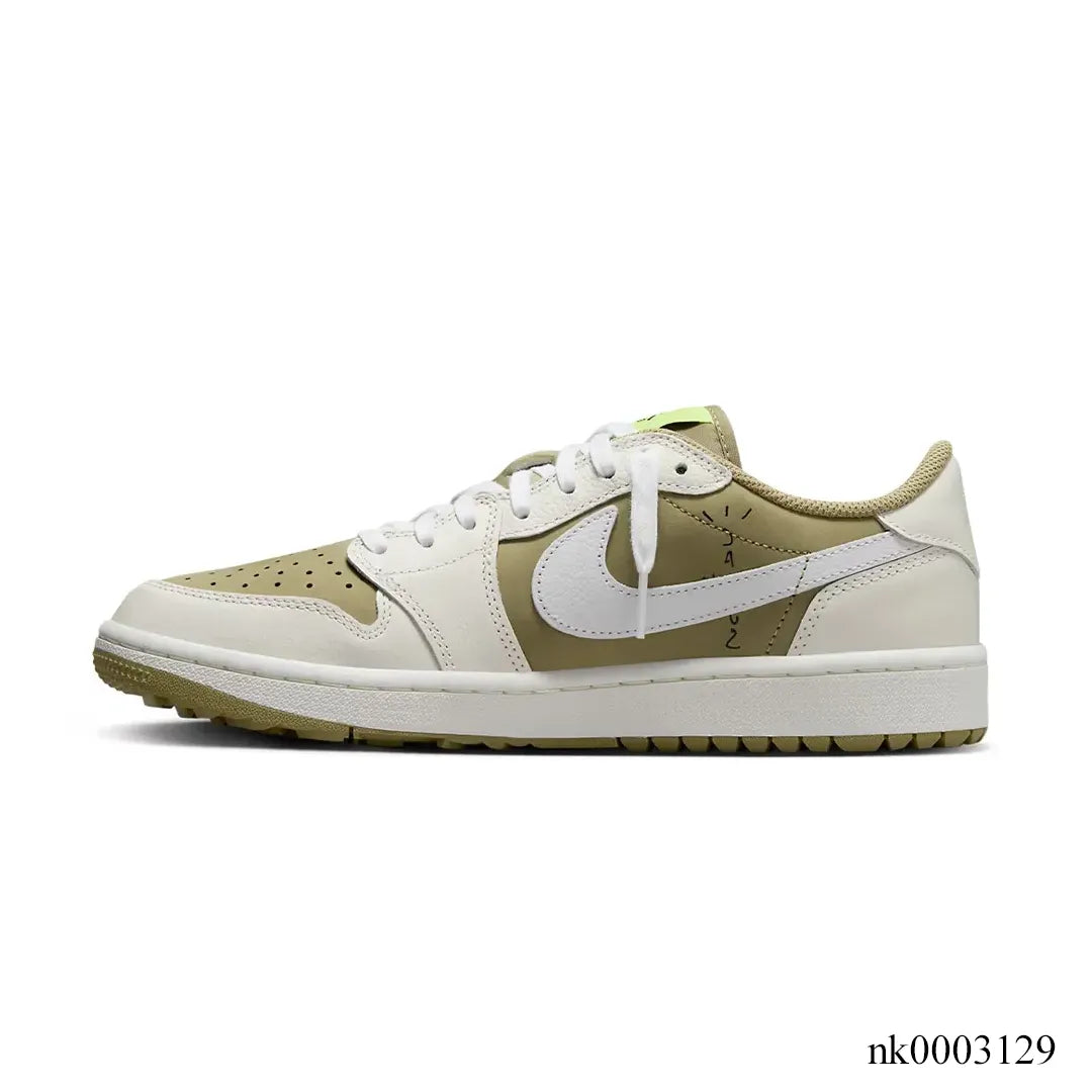 Travis Scott X Aj 1 Low Golf Neutral Olive Shoes Men'S Sneakers – Nk0003129