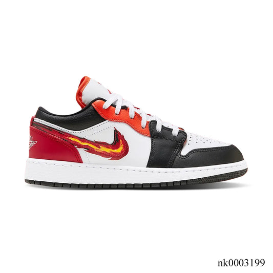 Aj 1 Low Flaming Swoosh Shoes Men'S Sneakers – Nk0003199