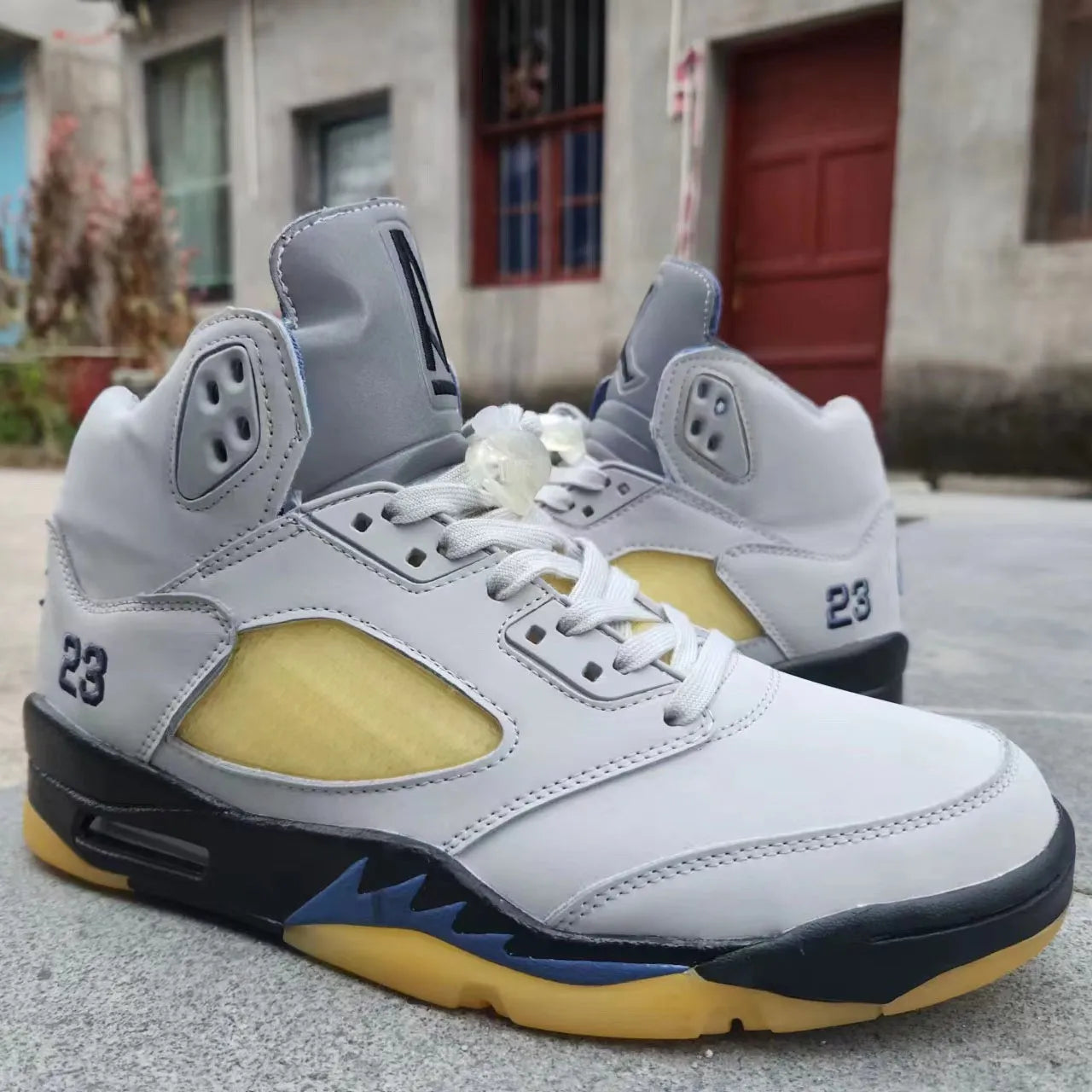 Aj 5 X A Ma Maniére “Diffused Blue” Shoes Men'S Sneakers – Nk0003274