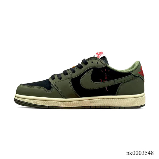Travis Scott X Aj 1 Low Og Black Olive Shoes Men'S Sneakers – Nk0003548