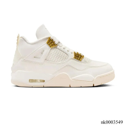 Aj 4 Sail Metallic Gold Shoes Men'S Sneakers – Nk0003549