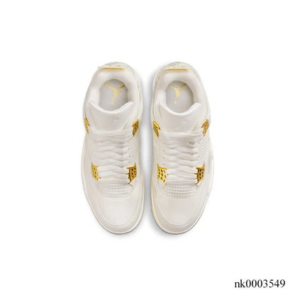Aj 4 Sail Metallic Gold Shoes Men'S Sneakers – Nk0003549