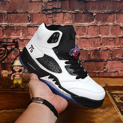 AJ 5 Paris Saint Germain F&F White Shoes Women's Sneakers – Nk0003554