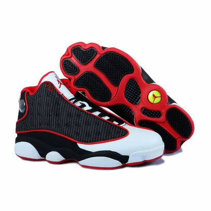 Aj 13 White Black Red Mesh Shoes Men'S Sneakers – Nk0003595