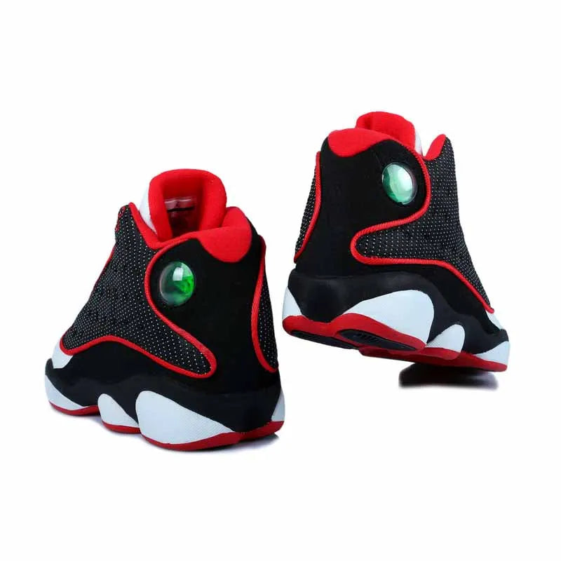 AJ 13 White Black Red Mesh Shoes Women's Sneakers – Nk0003595