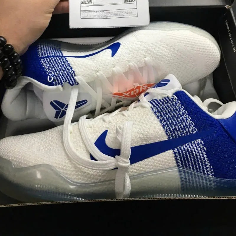 Zome Kobe 11 White/Blue Shoes Women's Sneakers – Nk0003644
