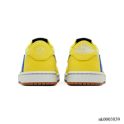 Travis Scott X Aj 1 Low Og Canary/Elkins Shoes Men'S Sneakers – Nk0003839