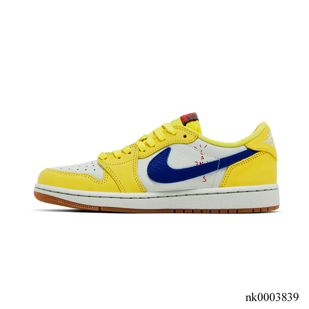 Travis Scott X Aj 1 Low Og Canary/Elkins Shoes Men'S Sneakers – Nk0003839