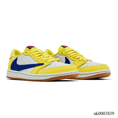 Travis Scott X Aj 1 Low Og Canary/Elkins Shoes Men'S Sneakers – Nk0003839