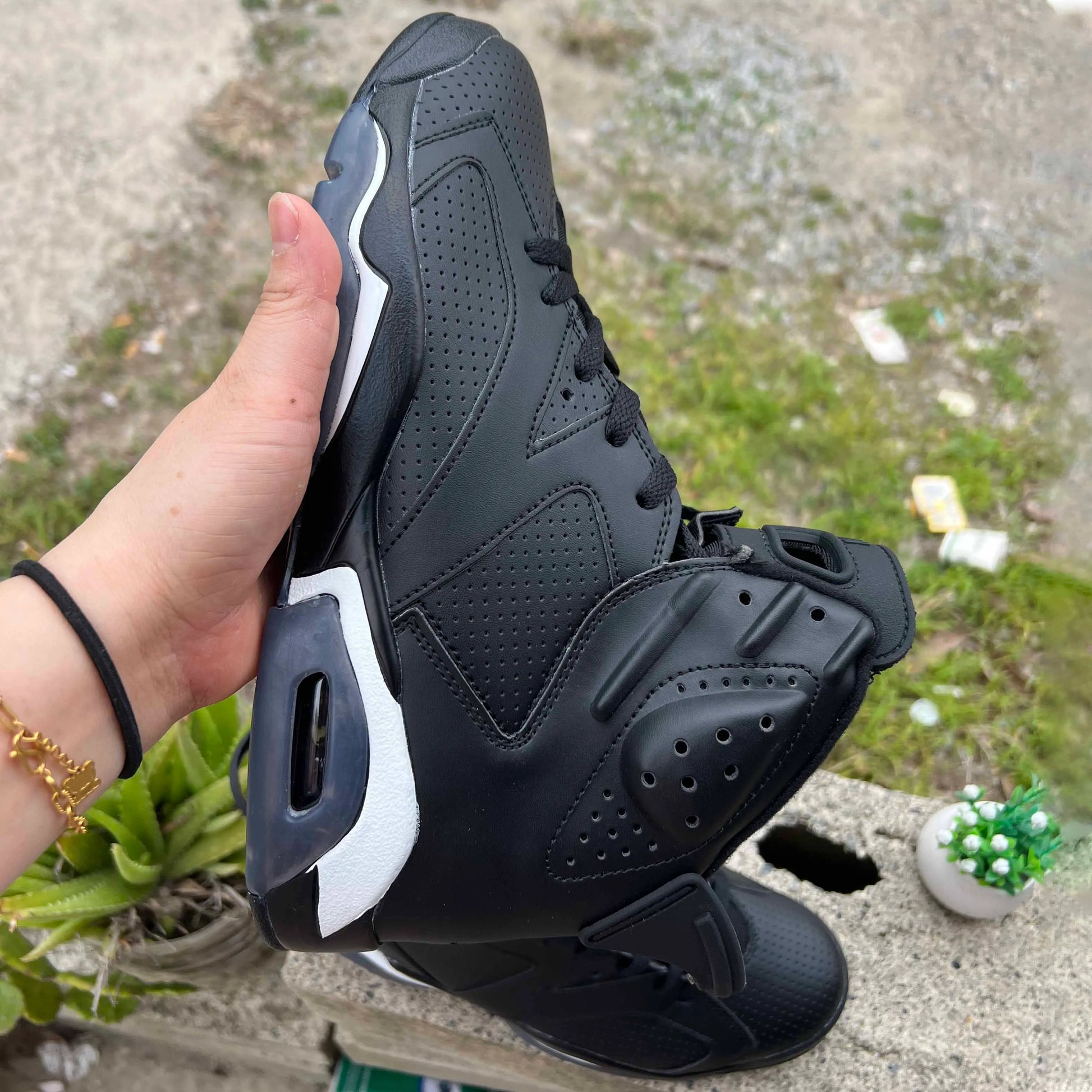 Aj 6 Black Cat Shoes Men'S Sneakers – Nk0003840