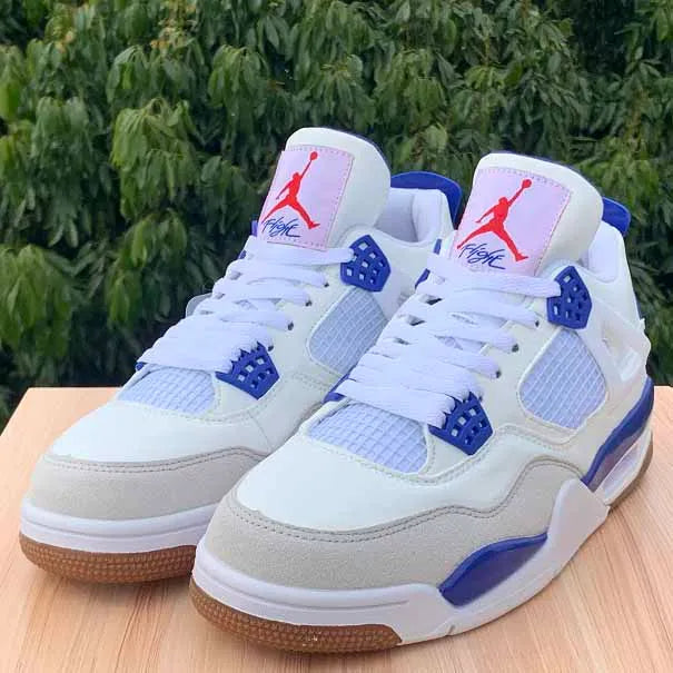 Sb X Aj 4 Sapphire Blue Shoes Men'S Sneakers – Nk0003882