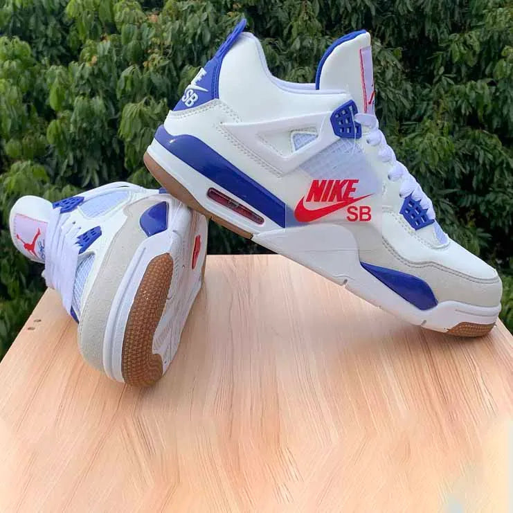 Sb X Aj 4 Sapphire Blue Shoes Men'S Sneakers – Nk0003882