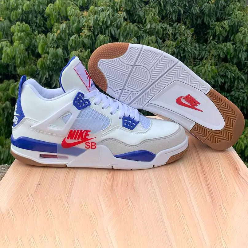 Sb X Aj 4 Sapphire Blue Shoes Men'S Sneakers – Nk0003882