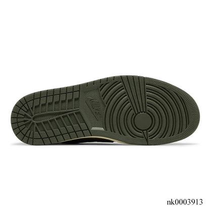 Travis Scott X Aj 1 Low Medium Olive Shoes Men'S Sneakers – Nk0003913