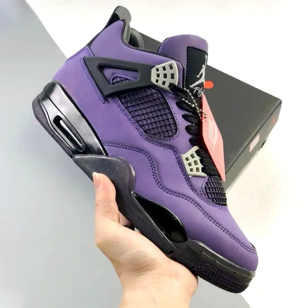 Travis Scott X Aj 4 F&F Dynasty Purple Shoes Men'S Sneakers – Nk0003926