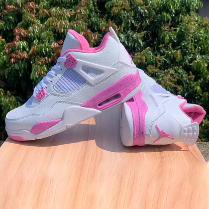 Aj 4 White Pink Oreo Shoes Men'S Sneakers – Nk0003985
