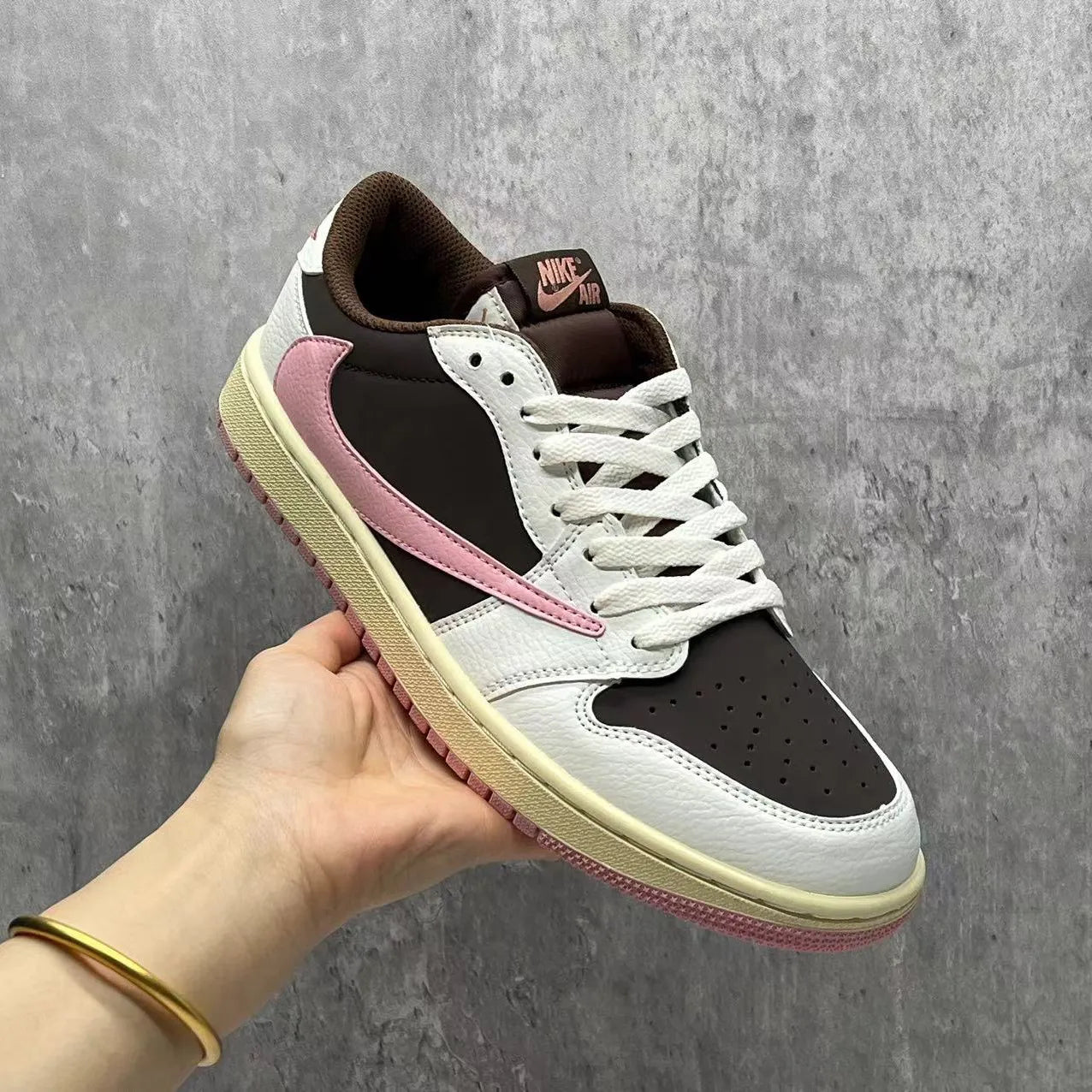 Travis Scott X Aj 1 Low Dark Pony Shoes Men'S Sneakers – Nk0004049