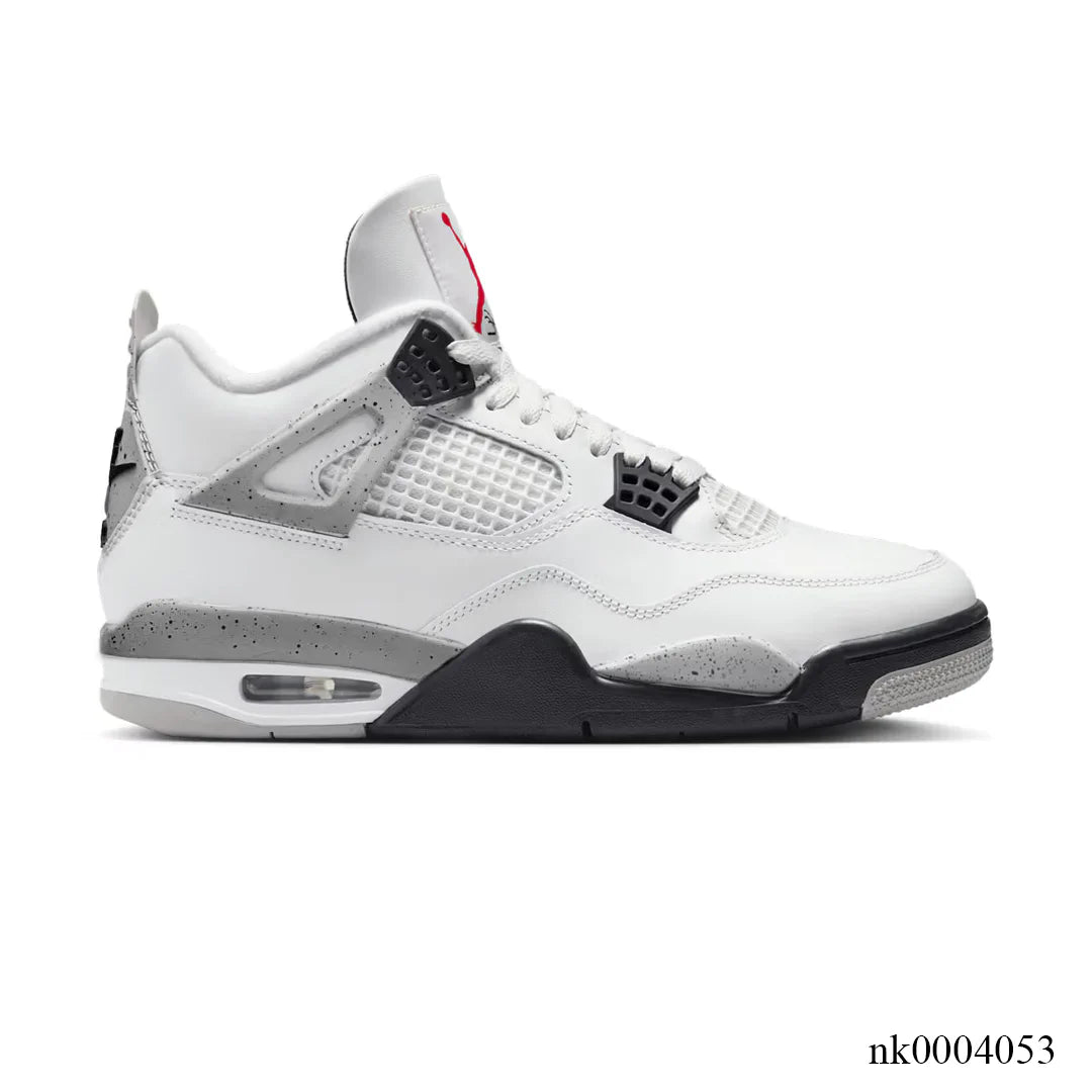 AJ 4 White Cement 2025 Shoes Women's Sneakers – Nk0004053