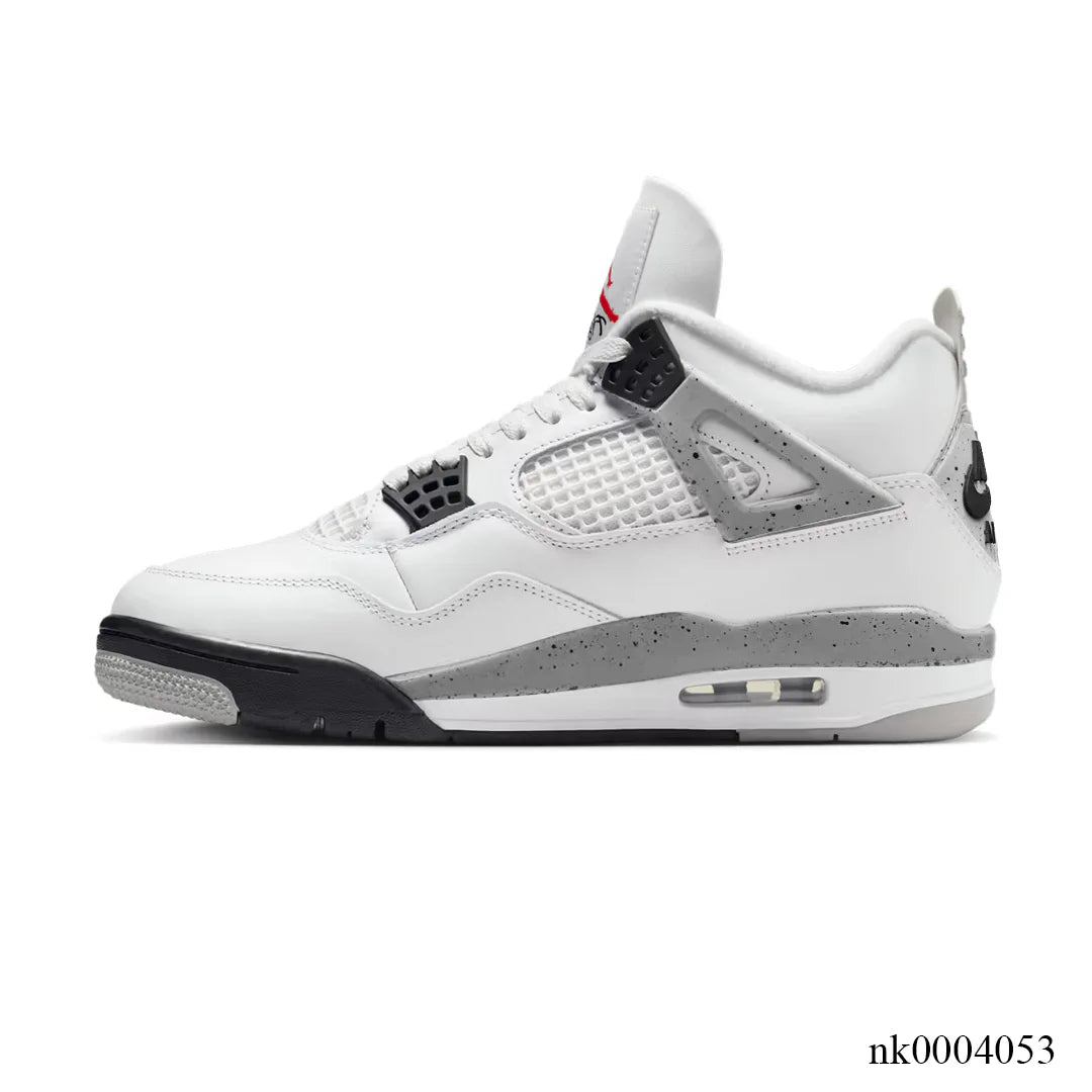 AJ 4 White Cement 2025 Shoes Women's Sneakers – Nk0004053
