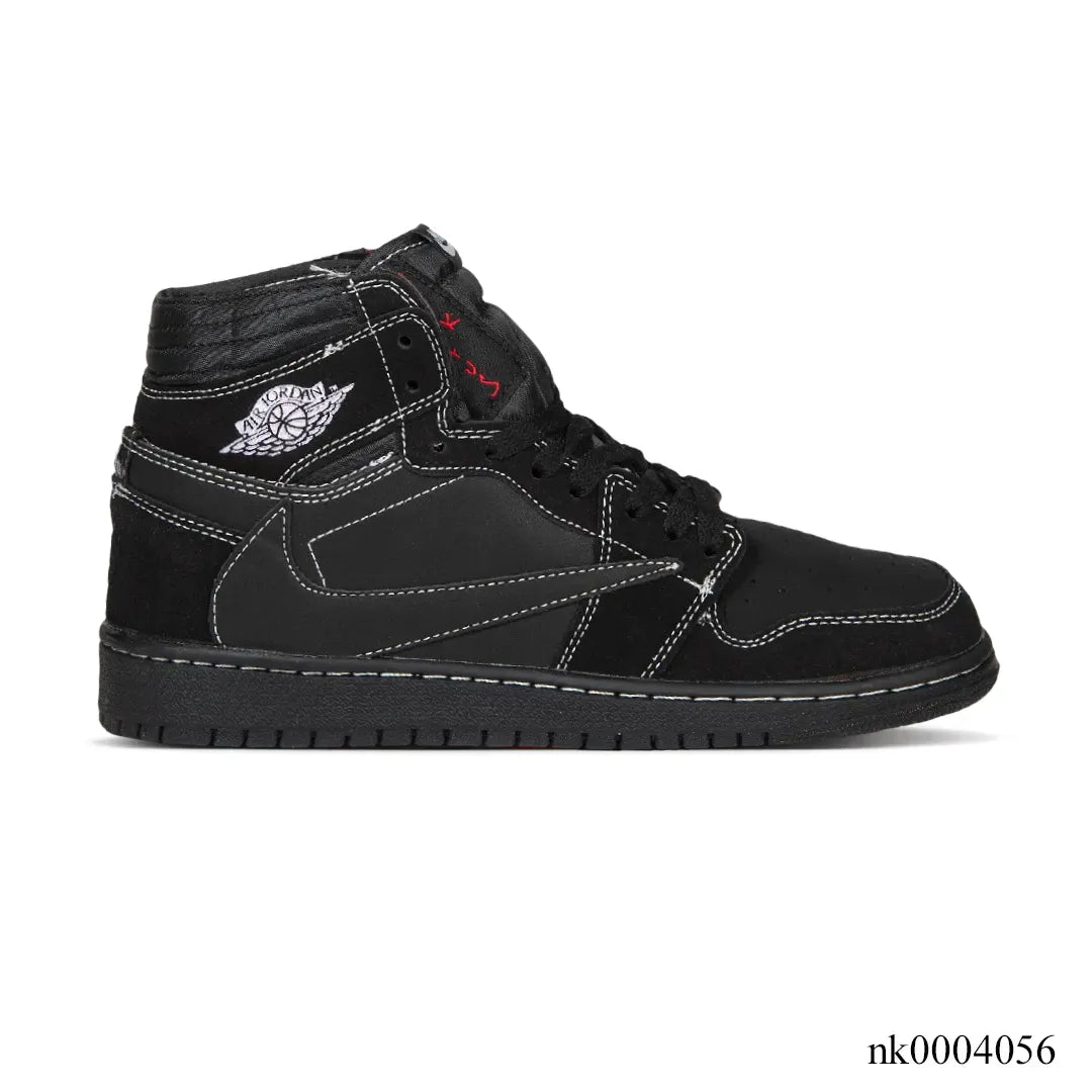 Travis Scott X Aj 1 High Black Phantom Shoes Men'S Sneakers – Nk0004056