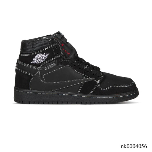 Travis Scott x AJ 1 High Black Phantom Shoes Women's Sneakers – Nk0004056
