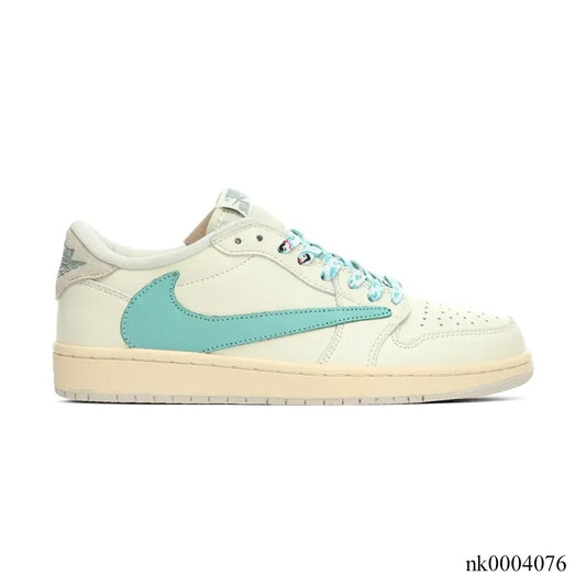 Travis Scott X Aj 1 Low Cyan Cream Shoes Men'S Sneakers – Nk0004076