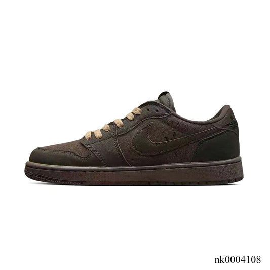 Travis Scott X Aj1 Low “Velvet Brown” Shoes Men'S Sneakers – Nk0004108