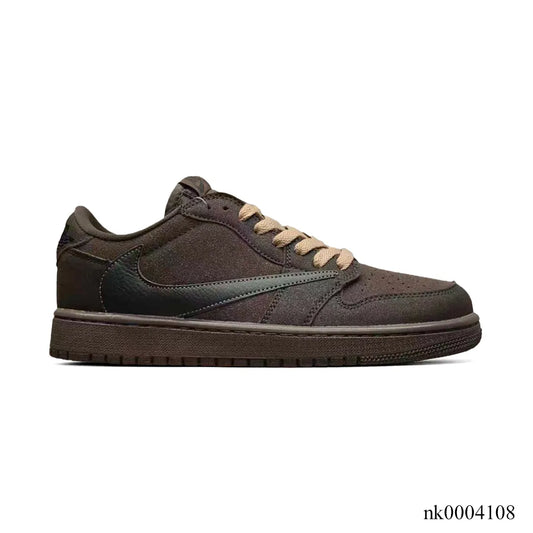 Travis Scott X Aj1 Low “Velvet Brown” Shoes Men'S Sneakers – Nk0004108