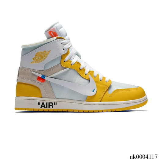 Ow X Aj 1 High Og Canary Shoes Men'S Sneakers – Nk0004117