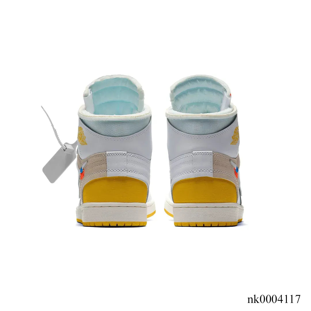 Ow X Aj 1 High Og Canary Shoes Men'S Sneakers – Nk0004117
