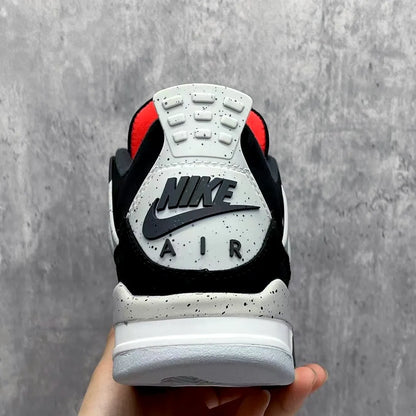 AJ 4 Black Cement Shoes Women's Sneakers – Nk0004141