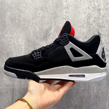 Aj 4 Black Cement Shoes Men'S Sneakers – Nk0004141
