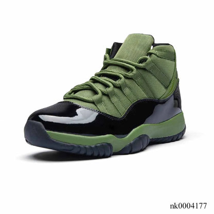 Aj 11 Retro Olive And Black Shoes Men'S Sneakers – Nk0004177