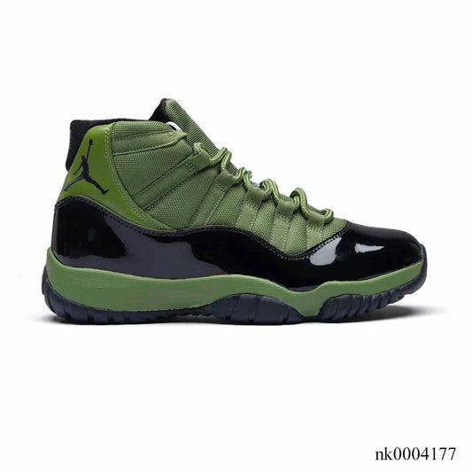 AJ 11 Retro Olive and Black Shoes Women's Sneakers – Nk0004177
