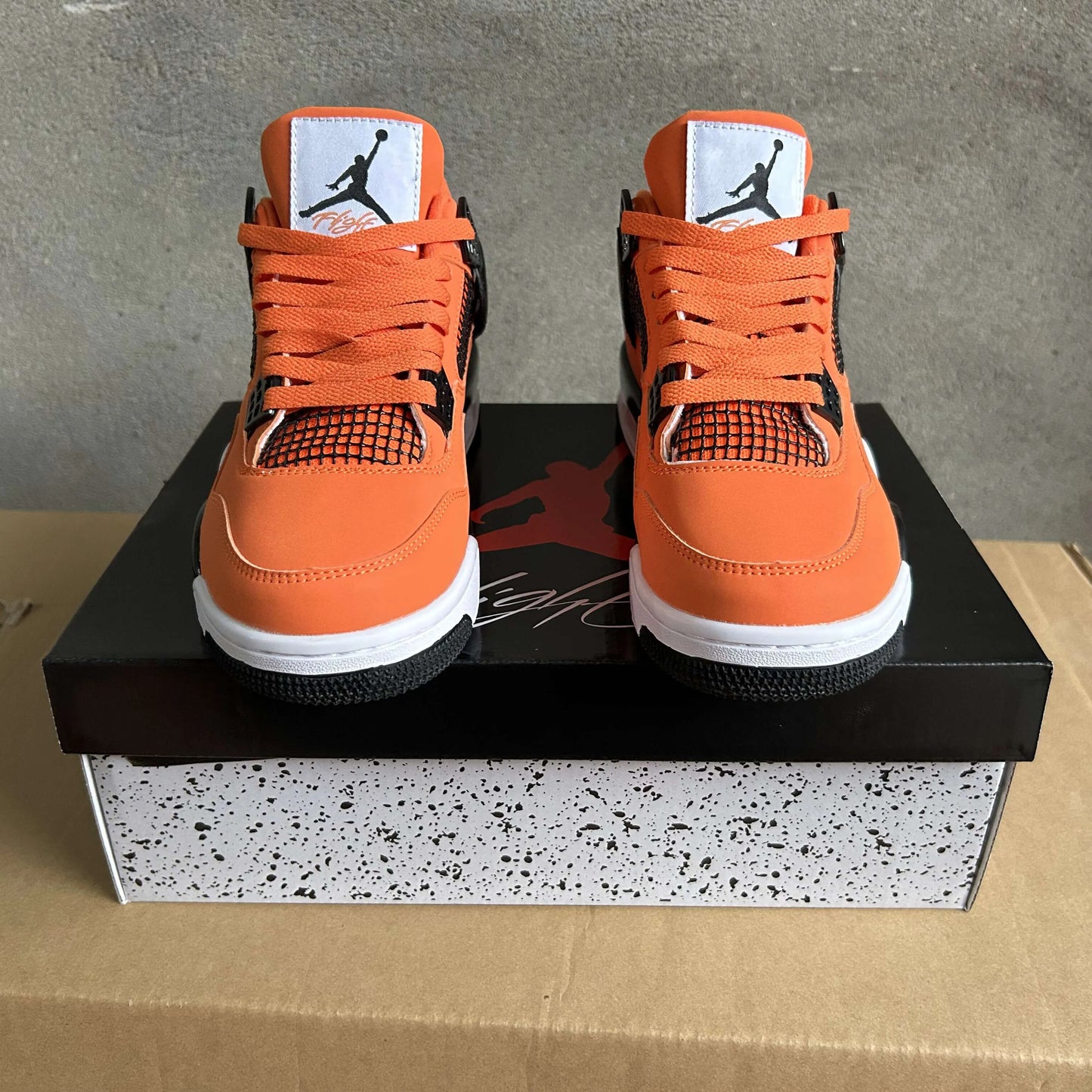 Aj 4 Total Orange Shoes Men'S Sneakers – Nk0004180
