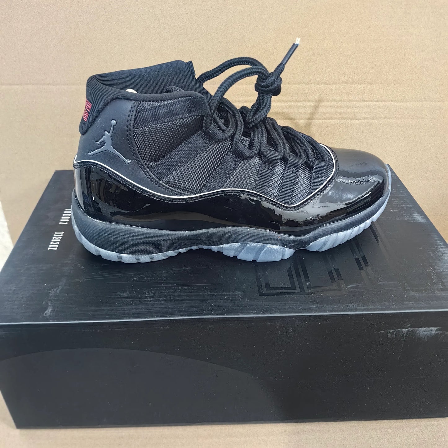 AJ 11 Black Red Grey Shoes Women's Sneakers – Nk0004184