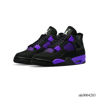 Aj 4 Purple Thunder Shoes Men'S Sneakers – Nk0004203