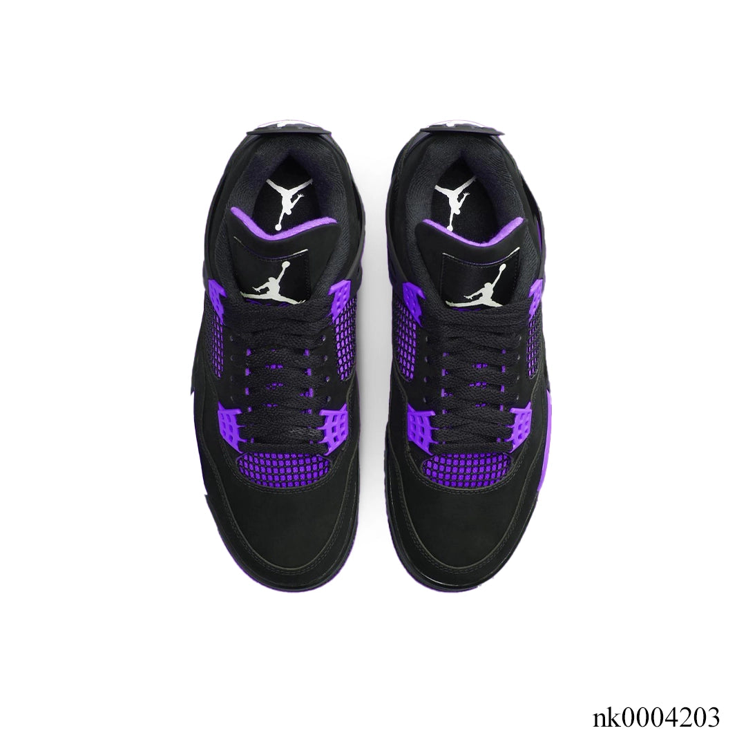 Aj 4 Purple Thunder Shoes Men'S Sneakers – Nk0004203