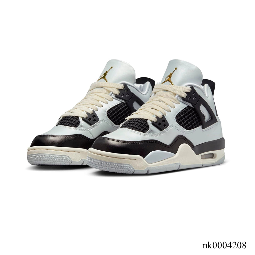 Aj 4 Pure Platinum Shoes Men'S Sneakers – Nk0004208