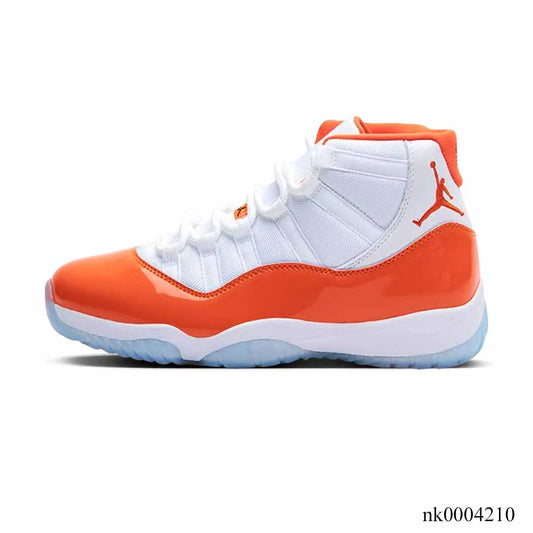 Aj 11 White Orange Shoes Men'S Sneakers – Nk0004210