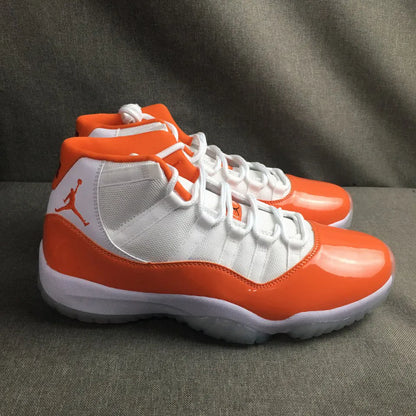 [Premium] Aj 11 White Orange Shoes Men'S Sneakers – Nk0004210