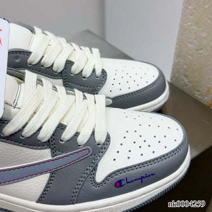 AJ 1 Low x Travis Scott x Champion Shoes Women's Sneakers – Nk0004259