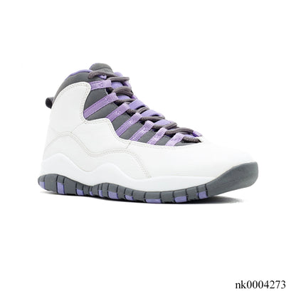 Aj 10 Retro White Medium Violet Shoes Men'S Sneakers – Nk0004273
