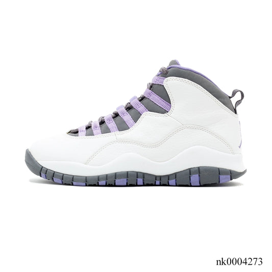 Aj 10 Retro White Medium Violet Shoes Men'S Sneakers – Nk0004273